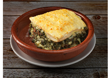 Lasaña de Espinaca