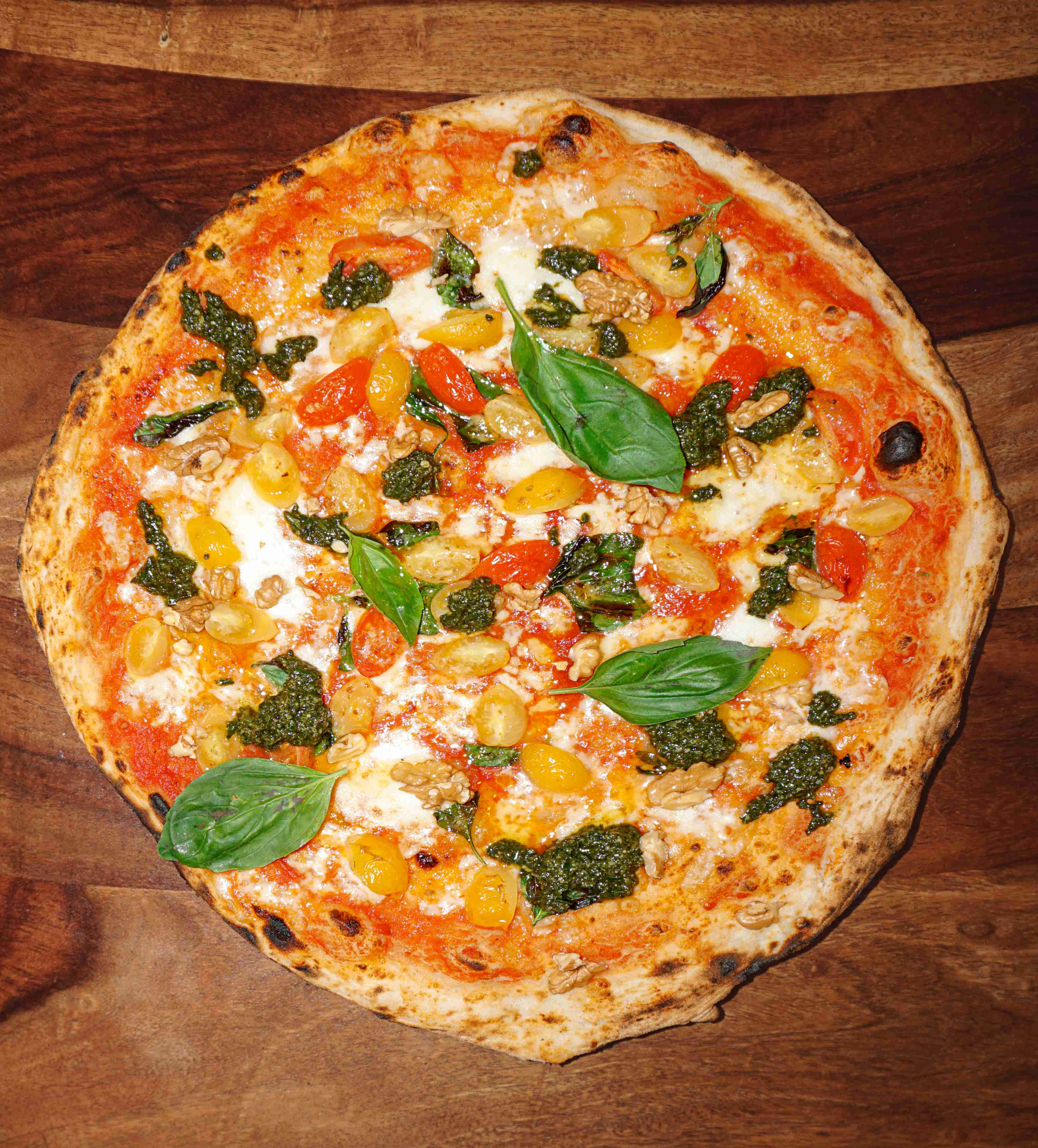 Pizza Pesto de Albahaca