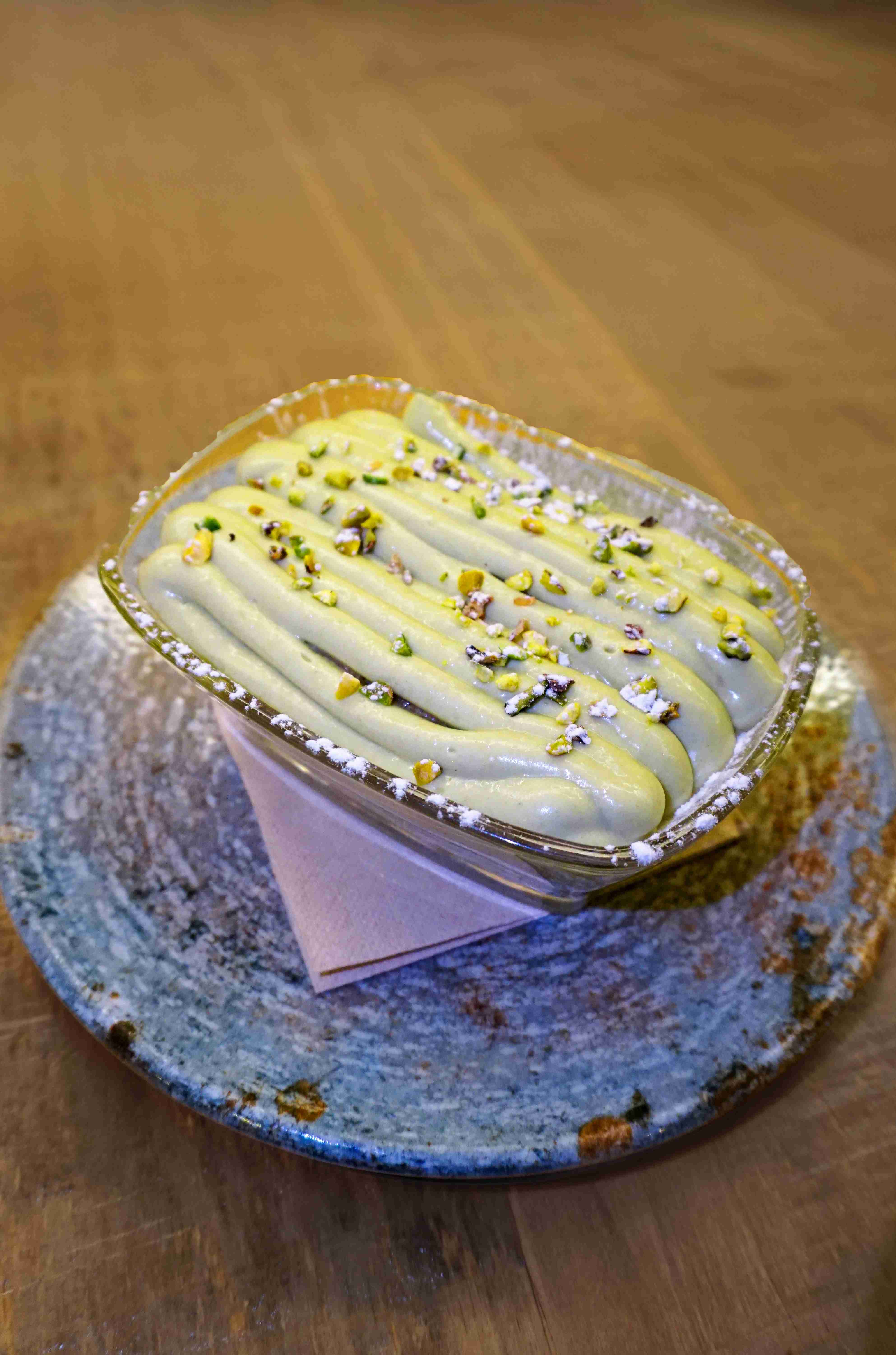 Tiramisú al pistacho