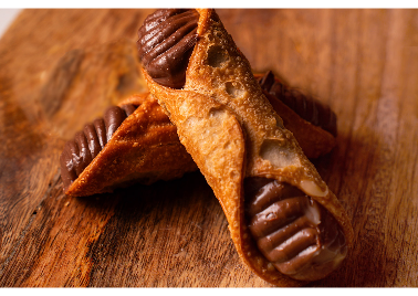 Cannolo de chocolate