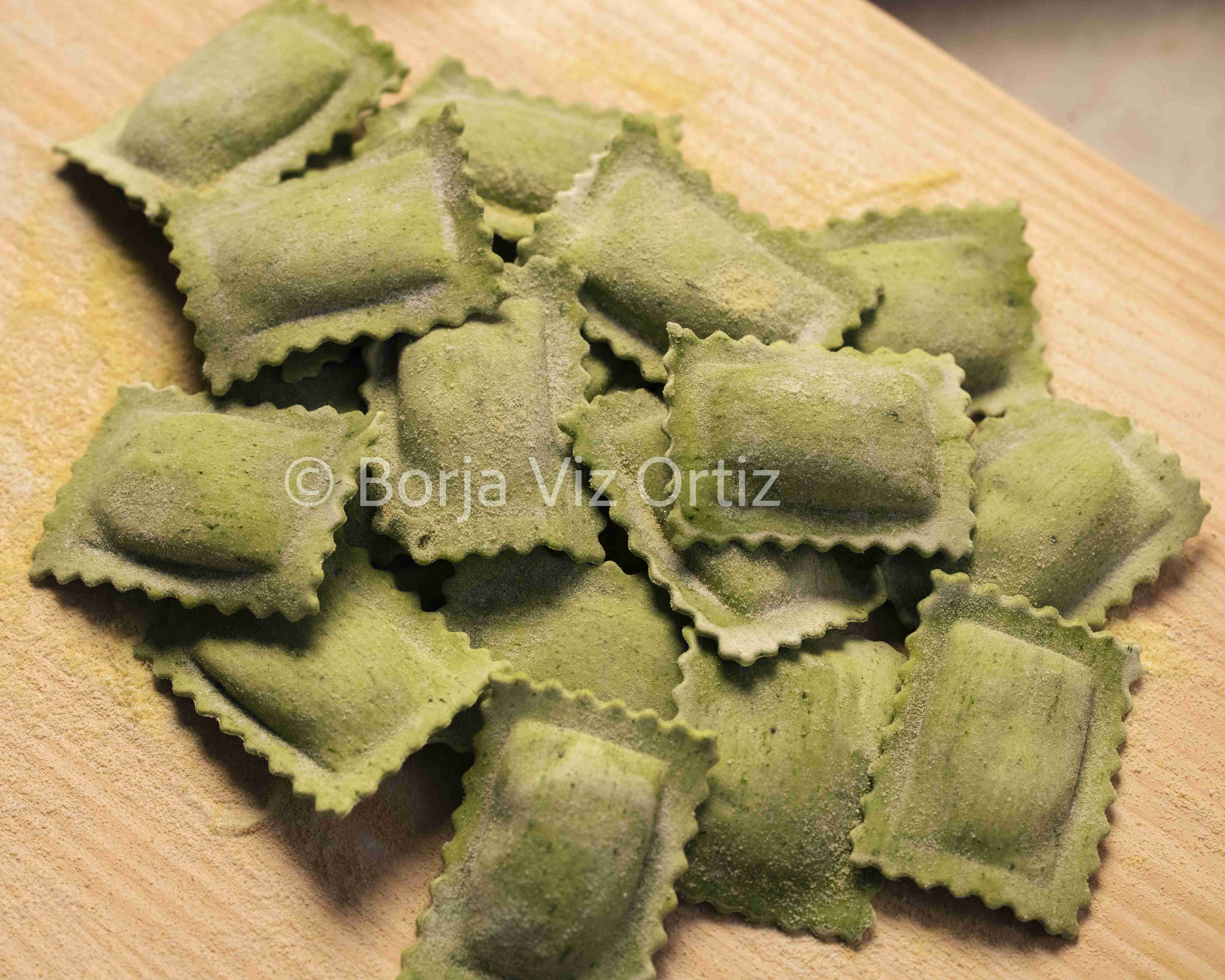 RAVIOLI DI SPINACI E RICOTTA